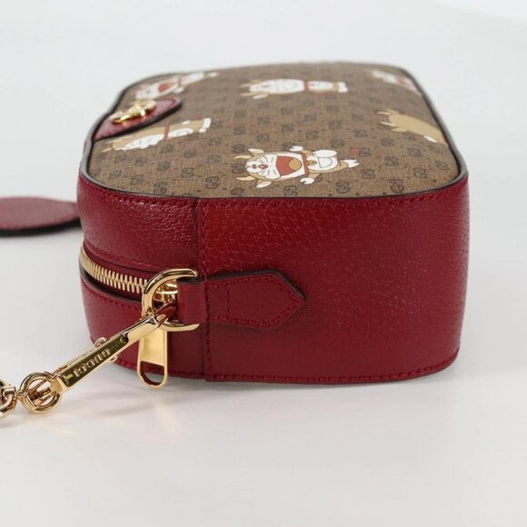 GUCCI Micro GG Supreme Doraemon Collaboration Bag PVC Beige 574886 Auth 137235M - Picture 6 of 16